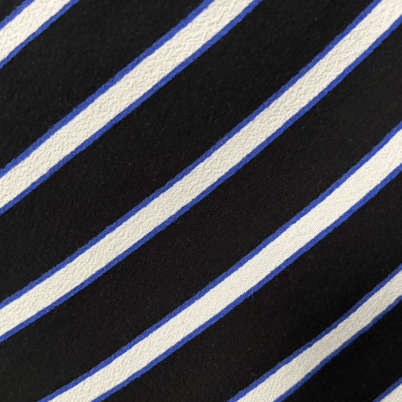 Black, White and Indigo Striped Kimono - Picture 5 of 7